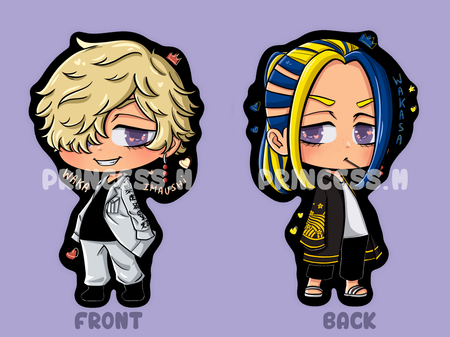 Wakasa - Porte-clé double face