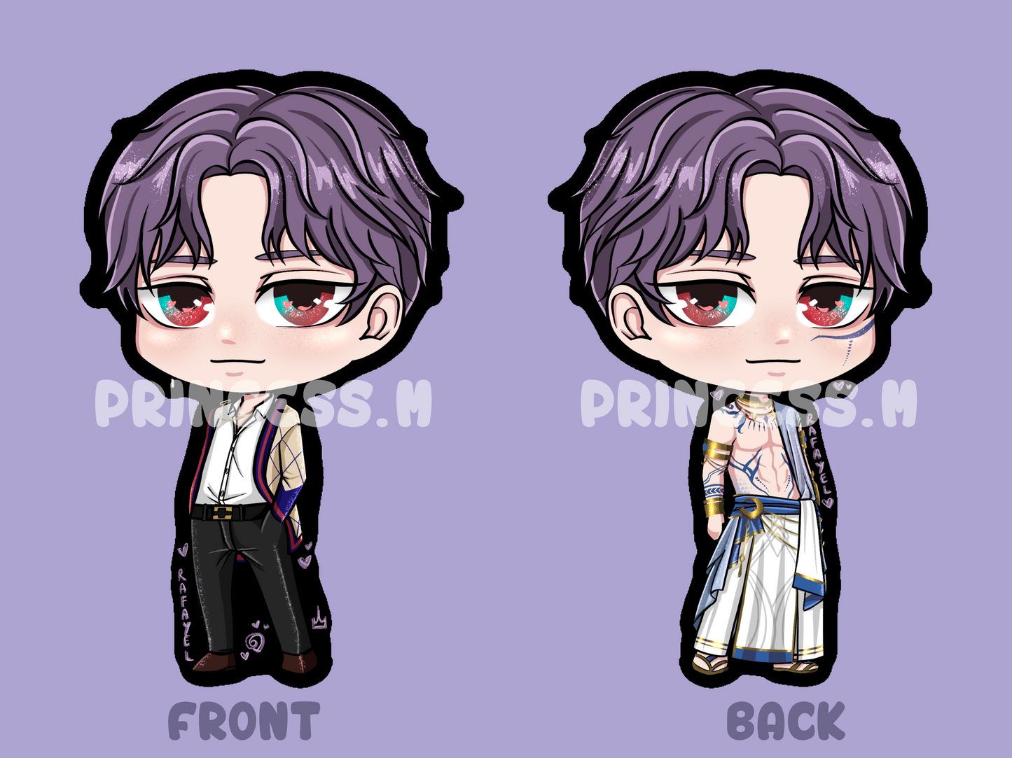 Rafayel - Porte-clé double face