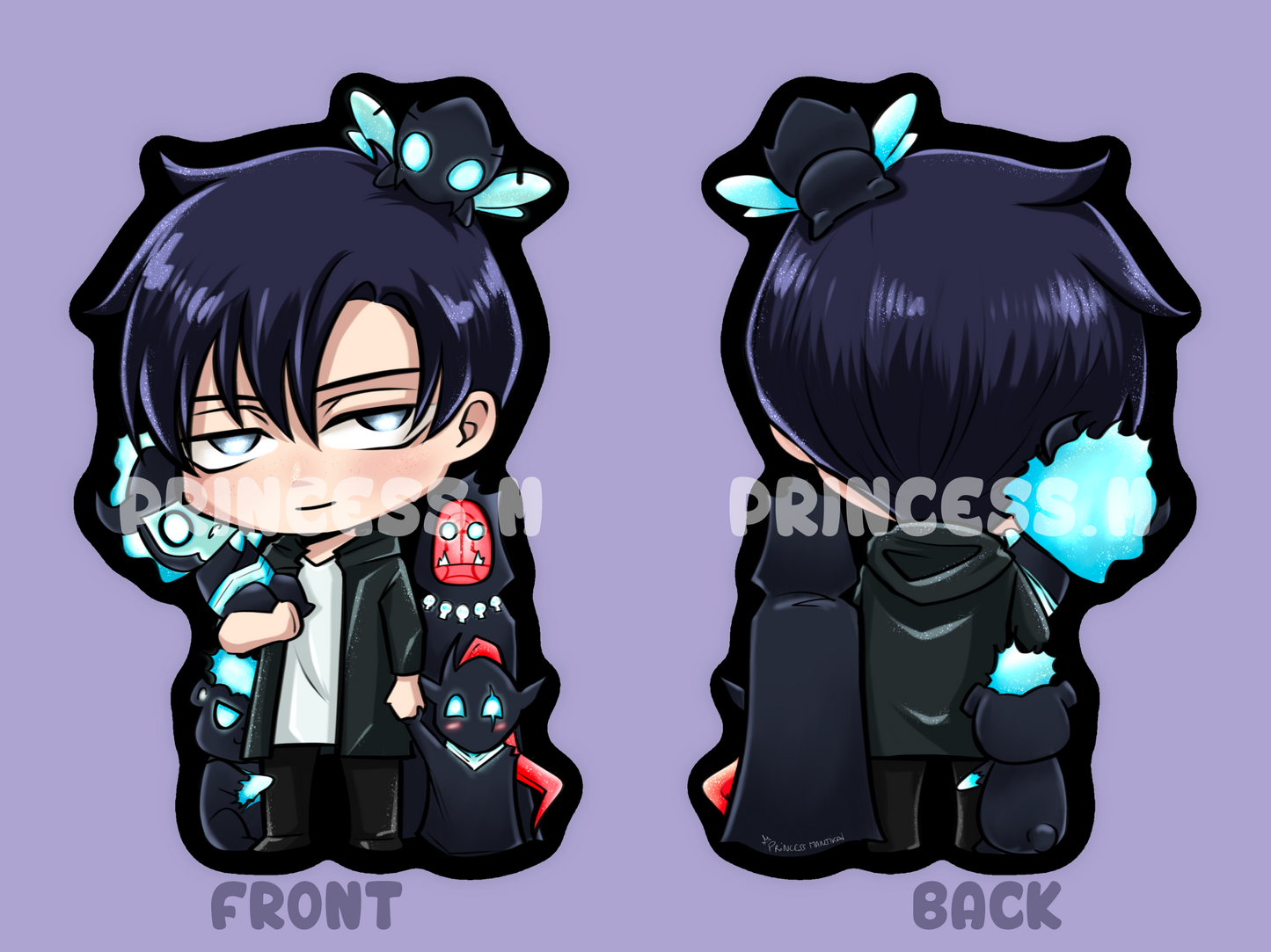 Jin Woo - Porte-clé double face