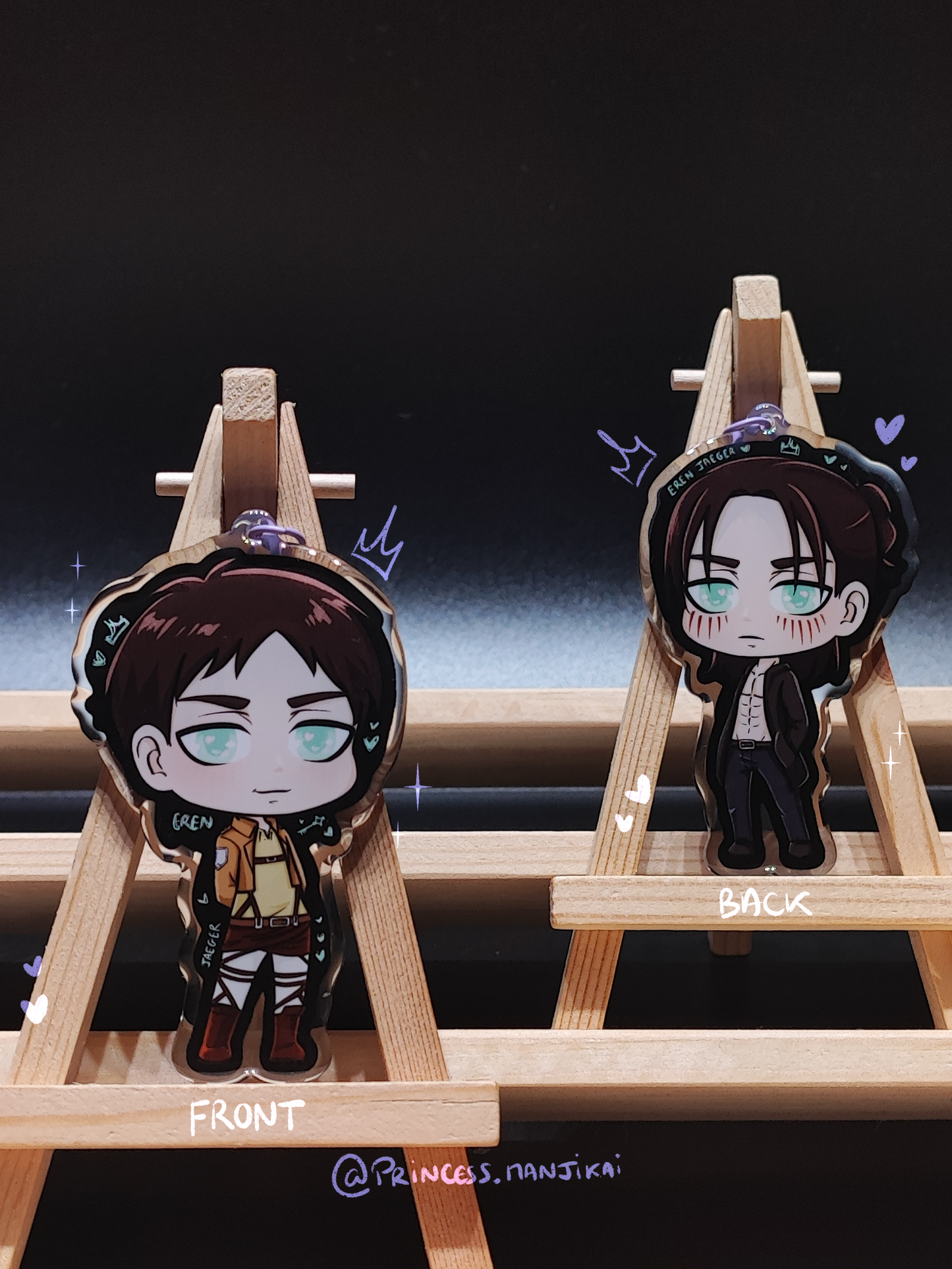 Eren - Porte-clé double face